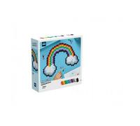 Plus Plus - Puzzle par numéro Arc-en-Ciel - Jeu de Construction - PP3913 Multicolore Mini