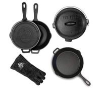 Kit 6 accessoires de cuisson en fonte pour le barbecue Pit Boss