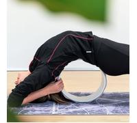 Kit 6 accessoires de yoga KITWELL-600 VIOLET, tapis, roue, fitball, sangle, 2 masseurs - FITFIU Fitness