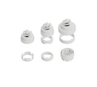 Kit 6 adaptateurs Smart TRV Danfoss RA, RAVL, RAV, M28x1,5, Caleffi, Giacomini - Delta Dore 6200282