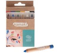 Namaki - Kit maquillage bio - 6 crayons Arc-en-ciel