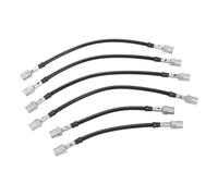 Kit 6 Flexibles de frein aviation GOODRIDGE pour BMW 3,0L Csi