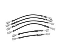 Kit 6 Flexibles de frein aviation GOODRIDGE pour BMW E24 635 Csi