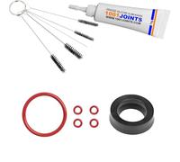 KIT 6 JOINTS ENTRETIEN GROUPE D'INFUSION VALVE DE SUPPORT RÉSERVOIR D'EAU MACHINE À CAFÉ REMPLACEMENT COMPATIBLE AVEC PHILIPS SAECO SPIDEM MIELE GAGGIA KRUPS SOLIS BOSCH SIEMENS ETC…