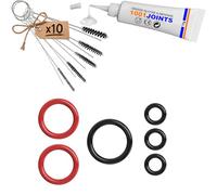 KIT 6 JOINTS ENTRETIEN VANNE À VAPEUR VALVE D'EAU CHAUDE MACHINE À CAFÉ REMPLACEMENT COMPATIBLE AVEC PHILIPS SAECO SPIDEM GAGGIA SWING EVENT VISION VOGUE UNICA ETC… (BROSSE)
