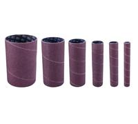 Kit 6 manchons abrasifs gr 80 pour ponceuse a broche osm100 et 600