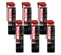 Kit 6 Motul C4 Lubrifiant Chaîne Tout Terrain Off Road 400 ml