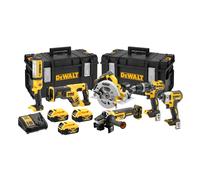Kit 6 outils XR 18 V 5 Ah - DCD796 / DCF887 / DCL050 / DCS570 / DCG405 / DCS367 - DCK623P3-QW - DEWALT