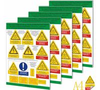 Kit 65 Etiqueteuse Autocollantes Signalisation Photovoltaïque installations petite puissance onduleurs - AUTOCONSOMMATION - REVENTE SURPLUS ou REVENTE TOTALE - conforme CONSUEL et UTE C15-712-1 (A4)