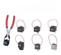 Kit 6pcs Interrupteur pour relais 9038A Test pour Pompe Kit 6pcs | Contrôle indépendant pour pompe carburant, test injection simplifié, pour contact, outil diagnostic pro
