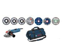 Kit 7 Disques XLock 125mm + 1 meuleuse + 1 sac BOSCH - 615997610