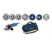 Kit 7 Disques XLock 125mm + 1 meuleuse + 1 sac BOSCH - 615997610 G