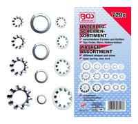 Kit 720 Pz Rondelles Assorties - Code FBGS8113 BGS Minuterie Vélo