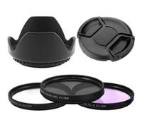 Kit 72mm - 7 Filtres UV CPL FLD, Pare soleil, Cache bouchon pour Nikon, Canon, Sigma, Fujinon G