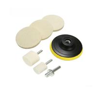 Kit 7PCS Polissage Verre pour voiture pour perceuse Rayures Kit | Spécial verre auto, élimine rayures profondes, compatible pour perceuse, kit 7 complet, résultat pro