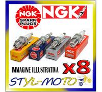 Kit 8 Bougies Ngk Bp6Es Mercedes Benz 350Sl (R107) 3.5 1973