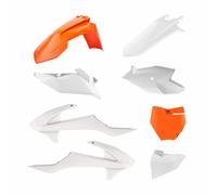 Kit 8 Carénages POLISPORT Orange/Blanc Pour KTM 85 SX 17/14 2018-2024