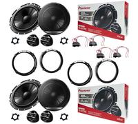 Kit 8 Enceintes Haut-parleurs Pioneer Avant et Arrière pour Seat Ibiza 6L