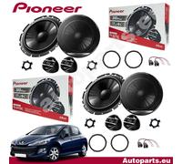Kit 8 Enceintes Pioneer Avant Et Arrière Pour Peugeot 308 Depuis 2007