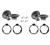 Kit 8 Haut-Parleurs Focal Universels Pour Mercedes EQA Série W243 Avant Et Po...