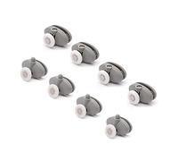 Kit 8 pièces roulettes remplacement douche pour verre porte coulissante Obi 1