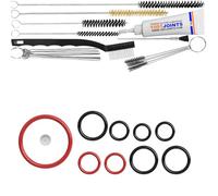 KIT 9 JOINTS + BILLE ENTRETIEN REMPLACEMENT POUR PERCOLATEUR ROBINET SOUPAPE VALVE MACHINE A CAFÉ REMPLACEMENT COMPATIBLE AVEC SAECO SPIDEM CHIARA GAGGIA KRUPS TCHIBO BOSCH TURMIX ETC…