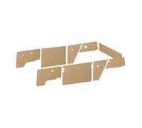 Kit 9 panneaux bois à recouvrir pour VW Transporter T25 de 1985 à 1992