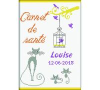 Kit À Broder Au Point De Croix Protège Carnet De Santé Les Chats - Pr7521