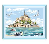 Kit À Broder Point De Croix Le Mont Saint Michel