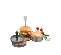 Jeu de 3 kits à burger Gefu BBQ - argenté - TU