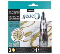 Kit à dorer - 3 feuilles miroir et mixtion 20 ml - Finition or