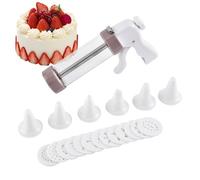 Kit à Douille pour Cupcakes | Décorateur À Crème Et Remplisseur De Douilles - Poche À Douille Pour Cupcakes | Idéal Pour Gâteaux Pâtisseries Desserts Chocolat Et