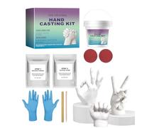 Kit À Main Pour Calcus - Gesso Sculpture Ensemble Pour Couples | Sculpture Set Couples Pour Créer Des Souvenirs | Cadeau Romantique Fai Pour Anniversaires, Mariages Et Anniversaires -