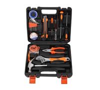 Kit à outils d'appartement avec boîtier, coffret d'outils de réparation automatique, 20x Kit d'outils de réparation domestique, Gadget à main d'entretien électricien pour assemblage de meubles d'intér