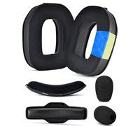 Kit A40 TR Mod - defean Coussinets et bandeau de rechange compatibles avec casque Astro Gaming A40 TR, coussinets d'oreille, mousse antibruit haute densité, épaisseur ajoutée (tissu frais et soyeux)