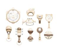 Kit Abdominal Portable pour Tout-Petits, Recherche sonore Interactive, développement de la Coordination pour Les Tout-Petits, hochet pour , sifflet, Corne, kit de Cloches, activité