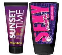 Kit accélérateur de bronzage Soleo Sunset Time + Wild Tan Sexy Carrot