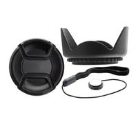 Kit Accesoires 52mm Pare Soleil + Bouchon Cache objectif avec Ficelle pour DSLR D3200 D3100 D3300 D3000 D5000 D5200 D5300 D5100 C...