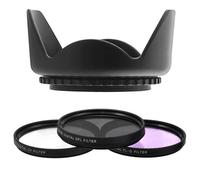 Kit Accesoires 52mm Pare Soleil + Filtres UV CPL FLD pour DSLR D3200 D3100 D3300 D3000 D5000 D5200 D5300 D5100 Coolpix P7000 P770...