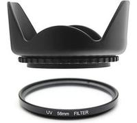 Kit Accesoires 58mm Pare Soleil + Filtre UV pour DSLR EOS REBEL T3i T2i T4i T5i 550D 600D 700D 650D OBJECTIF 18-55 70-300 G