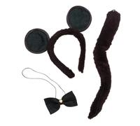 Kit Accessoire Déguisement Femme Nez En Latex Gris Mouse Nose
