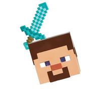 DEGUISE TOI - Kit accessoires masque et épée Minecraft enfant - 1 masque - 1 épée - Taille Unique - Bleu - Accessoires pour déguisement - - - Carnaval