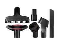 Kit Accessoires Aspirateur, Jeu De Brosses pour Kärcher T 7/1 Classic 35mm | Kit Plastique De 6 Pièces, Brosse De Sol, Suceur Plat, Brosse Ronde, Embout Pour Tissu, Buse Combinée Et Adaptateur