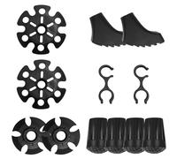 Kit Accessoires Bâtons Randonnée Embouts Caoutchouc Neige, 1 Set