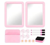 Kit accessoires de casier Kit organiseur de fournitures scolaires tableau | Miroir tableau blanc de casier d'écolière Cuisine, chambre, bureau, classe,
