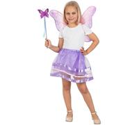 Kit accessoires de fée fille - FUNIDELIA - Rose - Déguisement Halloween carnaval Noel 0