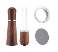 Kit Accessoires Espresso 53.5 mm,Wdt Tool,Ensemble passoire à expresso et Anneau de Dosage,Accessoires Machine Expresso Compatible Porte-filtre 53.5mm