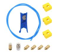 Kit Accessoires Imprimante 3d Buse D’extrudeuse, Tube Ptfe et Manchon | Laiton et Silicone Ptfe, Résistance à L’usure la Corrosion, Moins de Bouchage