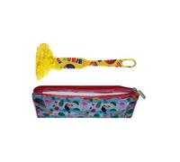 Kit Accessoires Loto 3 en 1 Trousse + Baton ramasse jetons magnetique Jaune Bingo + 100 pions aimantes - Set Materiel Jeu + Carte