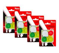 Kit Accessoires Pétanque - 3 Buts Fluo + Mètre + Chiffonnette | Set Complet pour la Pétanque : 3 Buts Fluorescents, 1 Mètre de Précision et 1 Chiffonnette, Pour Joueurs Débutants, Confirmés